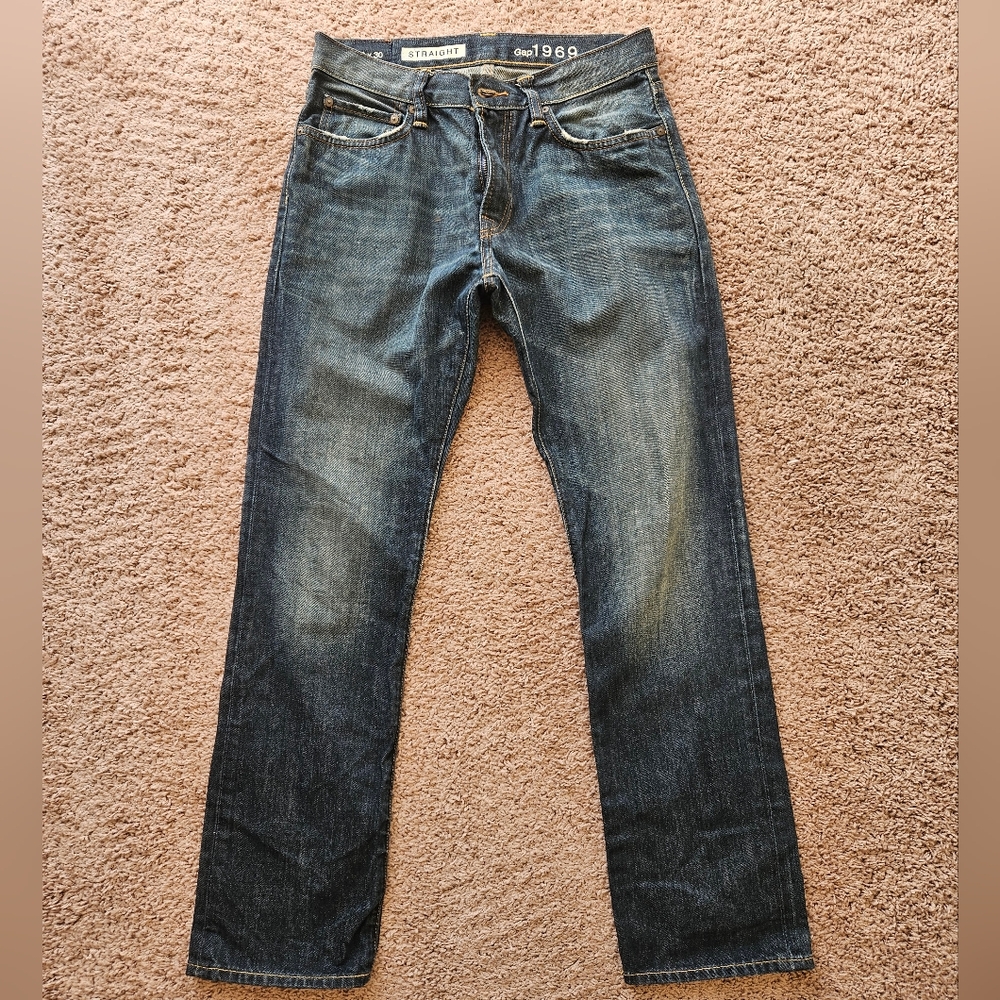 GAP 1969 Straight Leg Blue Jeans Pants